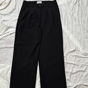 Princess Polly Elegant Black Dress Pants
